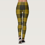 MacLeod tartan gult svart plaid Leggings<br><div class="desc">MacLeod-klan, svart gult</div>