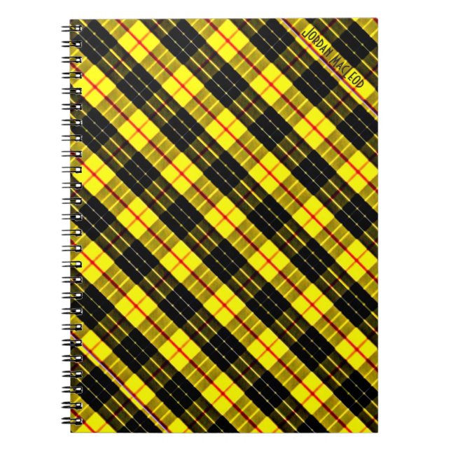 MacLeod Tartan Lewis Anteckningsbok (Framsidan)