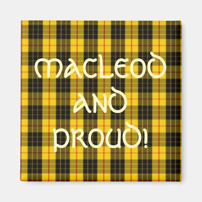 MacLeod Tartan Lewis Magnet (Framsidan)