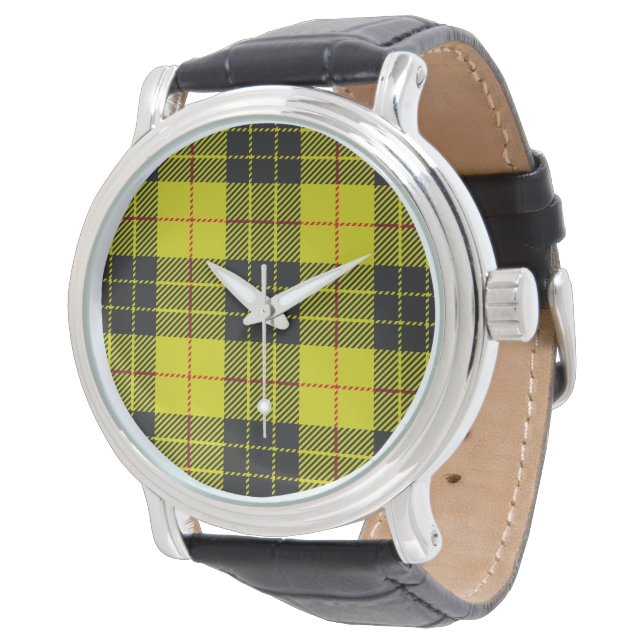 MacLeod tartan mönster Armbandsur (Vinklad)