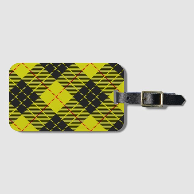 MacLeod tartan mönster Bagagebricka (Framsida horisontal)