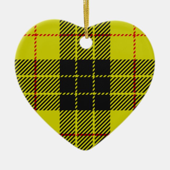 MacLeod tartan mönster Julgransprydnad Keramik (Framsidan)