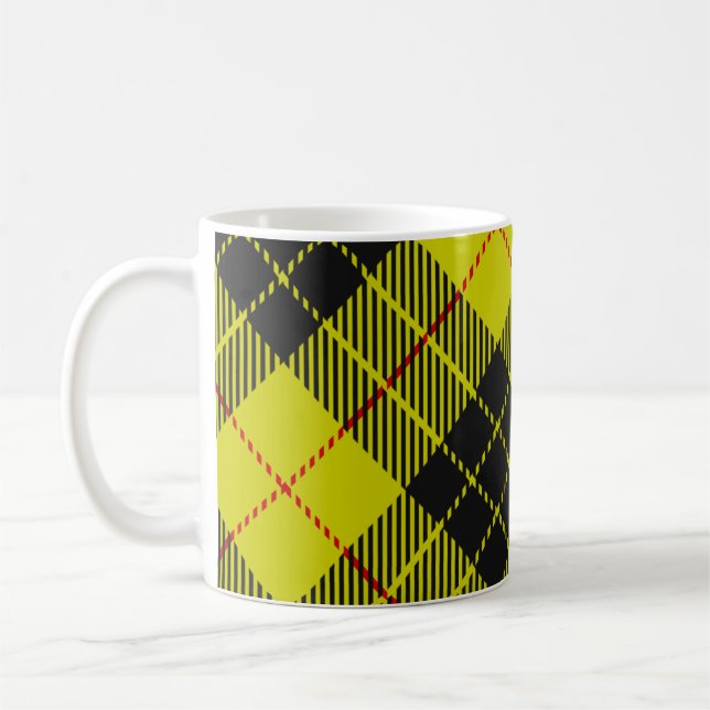 MacLeod tartan mönster Kaffemugg (Vänster)