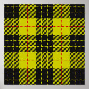 MacLeod tartan mönster Poster