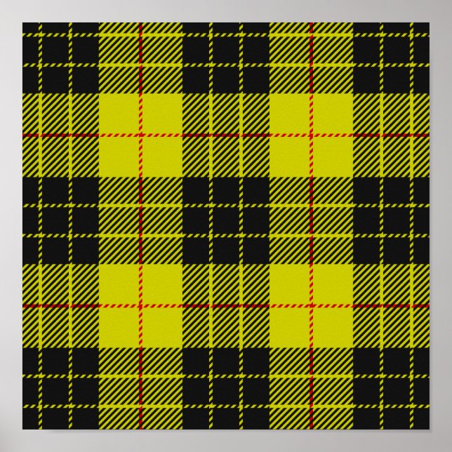 MacLeod tartan mönster Poster (Framsidan)