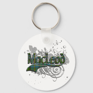MacLeod TartanGrunge Nyckelring