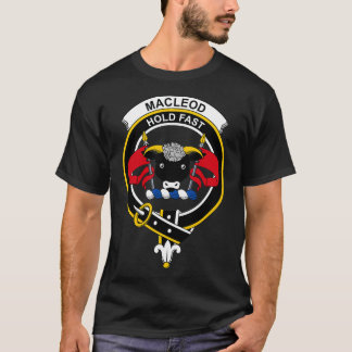 MacLeod Vapensköld Tartan Klan Scottish Klan T Shirt