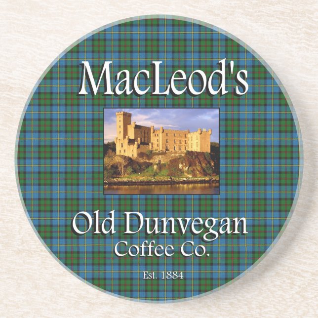MacLeods gamla Dunvegan Coffee Co. Underlägg (Framsidan)
