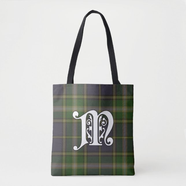MacManus Klan Tartan Monogram Tygkasse (Framsida)