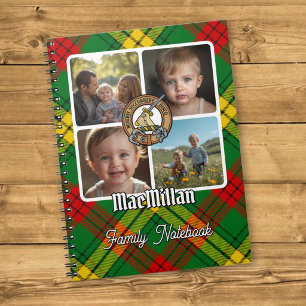 MacMillan Familjefotokollage Anteckningsbok