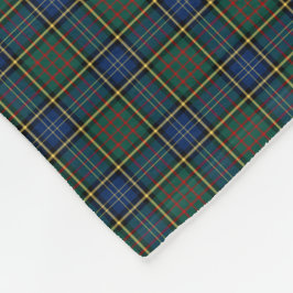 MacMillan Klan Blue och Grönt Hunting Tartan Fleecefilt