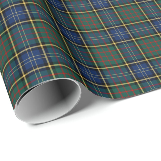 MacMillan-Klan Modern Hunting Tartan Presentpapper (Rullad Hörn)