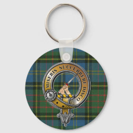 MacMillan Tartan & Badge Nyckelring