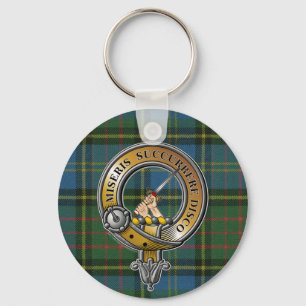 MacMillan Tartan & Badge Nyckelring