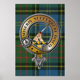 MacMillan Tartan & Badge Poster