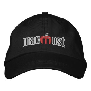 MacMost baseballmössa Broderad Keps