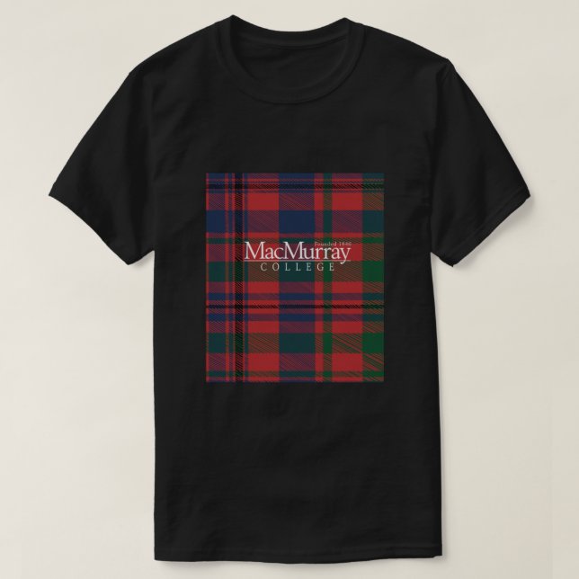 MacMurray College Tartan Classic T Shirt (Design framsida)