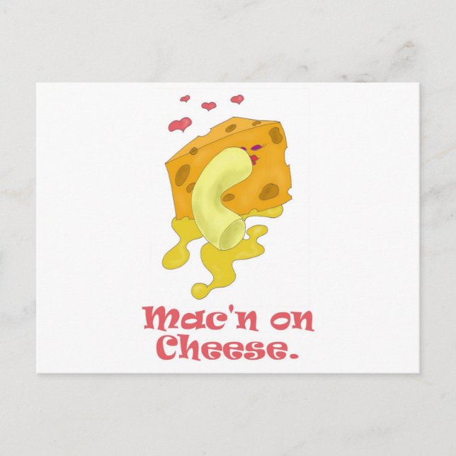 Mac'n på Cheese Vykort (Framsida)