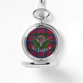 MacNaughton Scottish Clan Tartan & Crest Armbandsur
