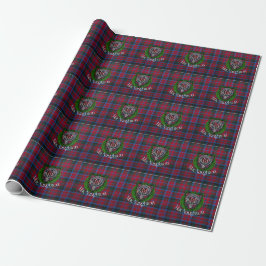 MacNaughton skotska klan tartan och vapensköld Presentpapper