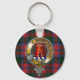 MacNaughton Tartan & Badge Nyckelring