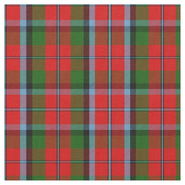 MacNaughton Tartantryck Tyg (Närbild)
