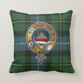 MacNeil-Barra Tartan & Badge Kudde