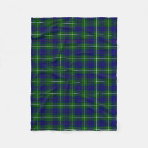 MacNeil Blue och Grönt Tartan Play Fleecefilt