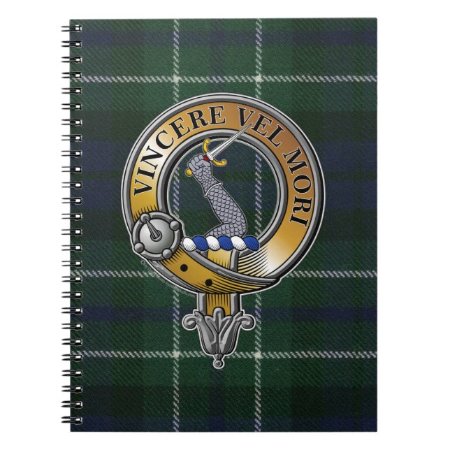 MacNeil Colonsay Tartan & Badge Anteckningsbok (Framsidan)