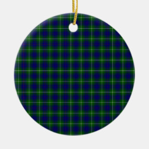 MacNeil Tartan Julgransprydnad Keramik