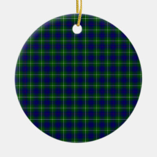 MacNeil Tartan Julgransprydnad Keramik