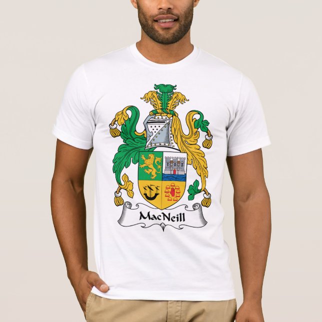 MacNeill familjvapensköld T-shirt (Framsida)