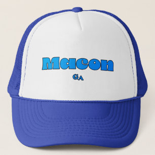 Macon GA blå Truckerkeps