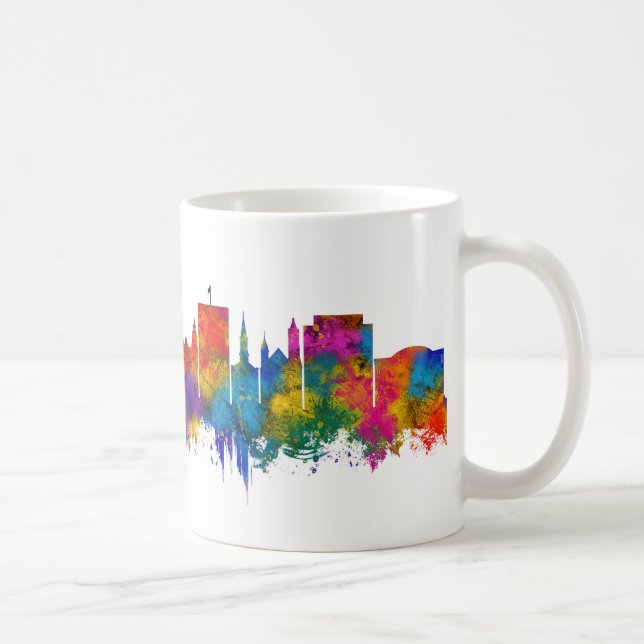 Macon Georgia Skyline Kaffemugg (Höger)
