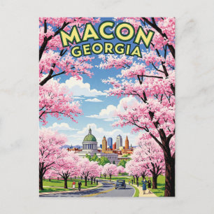 Macon Georgia Travel Vykort