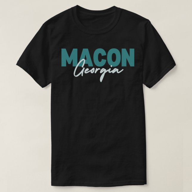 Macon Georgia TShirt 6 T Shirt (Design framsida)
