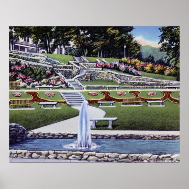 Macon Georgia Washington Park Poster (Framsidan)