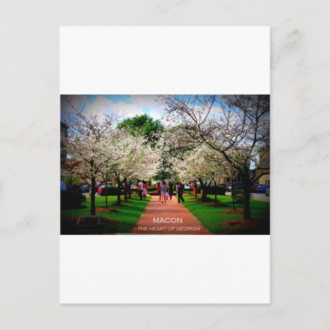 Macon, Georgien Vykort (Framsida)