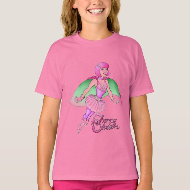 Macon Man Cherry Blommar Barn Shirt T (Framsida)