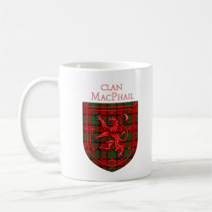 MacPhail Tartan Scottish Plade Lejon Rampant Kaffemugg