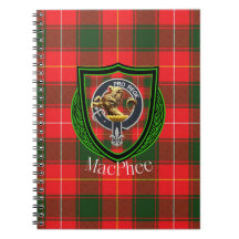 MacPhee skotska klan tartan och vapensköld