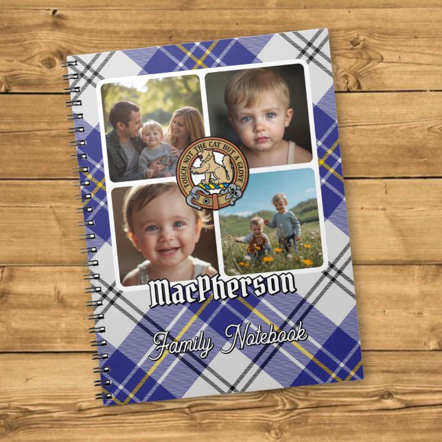 MacPherson Familj Foto Collage Anteckningsbok (Skapare uppladdad)