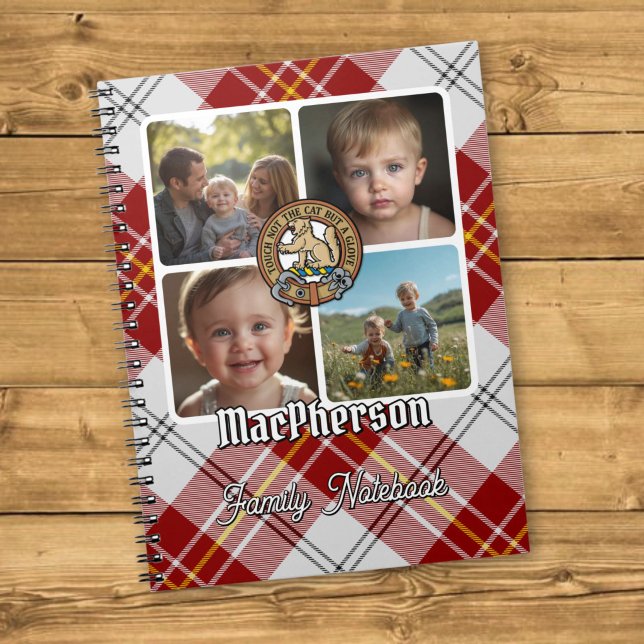 MacPherson Familj Foto Collage Anteckningsbok (Skapare uppladdad)