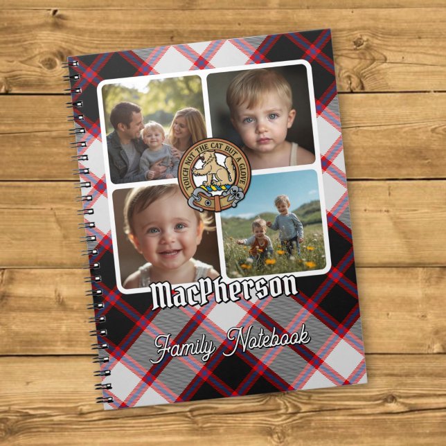 MacPherson Familj Foto Collage Anteckningsbok (Skapare uppladdad)