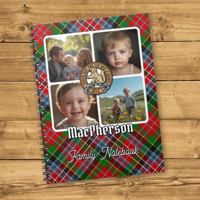 MacPherson Familjefotokollage Anteckningsbok (Skapare uppladdad)