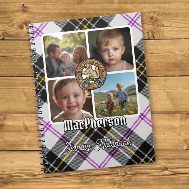 MacPherson Familjefotokollage Anteckningsbok (Skapare uppladdad)