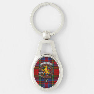 MacPherson Klan Badge Silver Metall Nyckelring