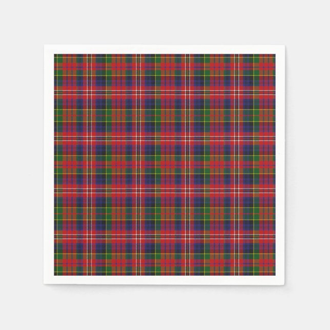 MacPherson Klan Tartan Play Papper Napkins Pappersservett (Framsidan)