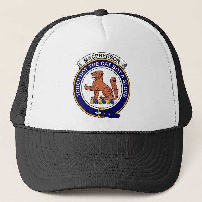 MacPherson klanemblem Truckerkeps (Framsida)