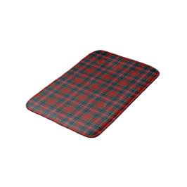 MacPherson Red och Blue Scottish Tartan Badrumsmatta